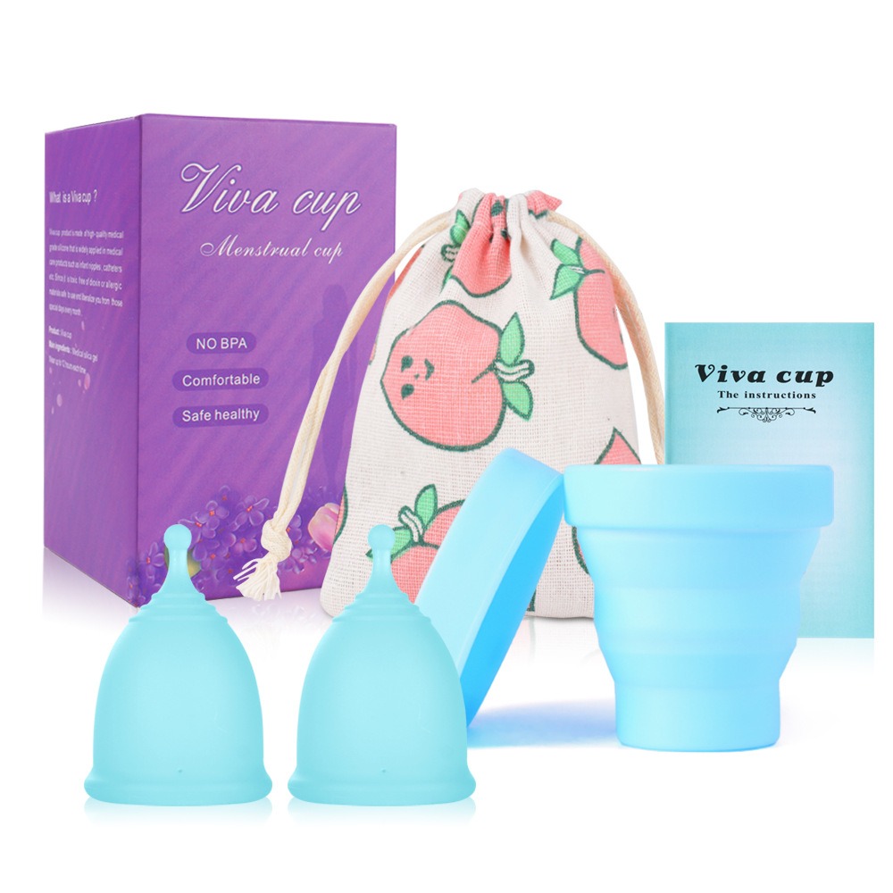 Menstrual Cup Silicone - Menstruationstasse aus medizinischem Silikon für Damen,