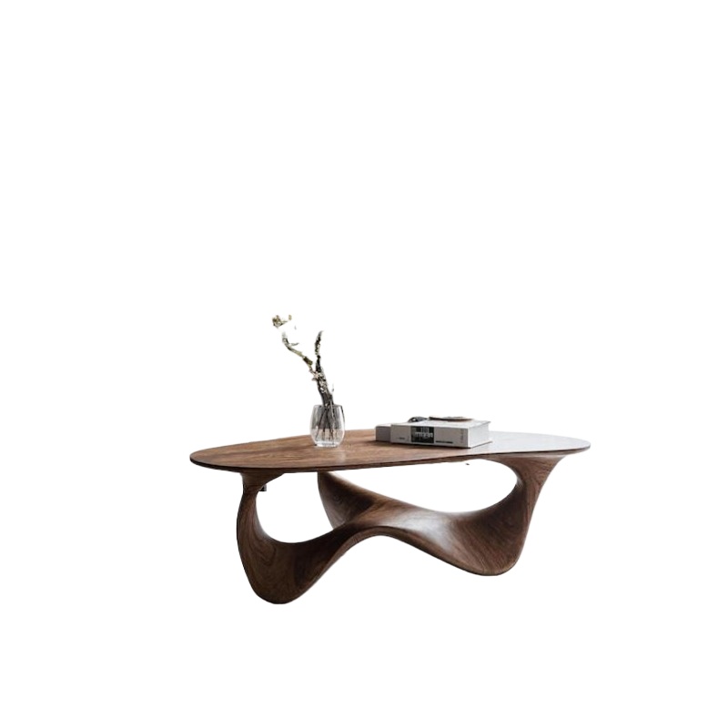 Sustainable Living Design - Handgefertigter, langlebiger, moderner Couchtisch aus Massivholz