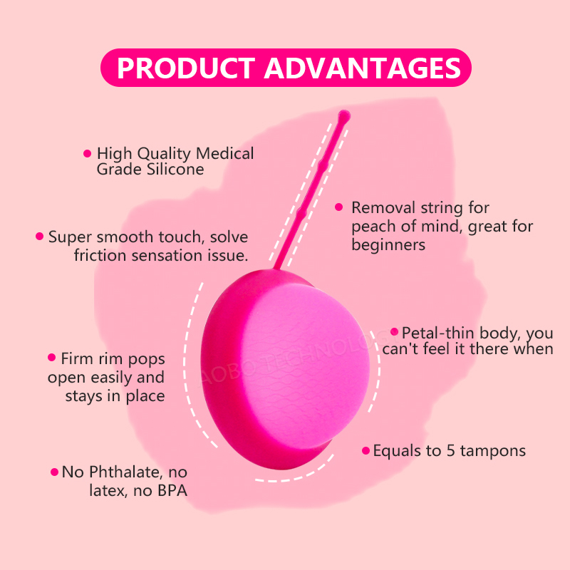 Weibliche Menstruationsscheibe – Menstrual Cup Silicone Bewertung und Preis