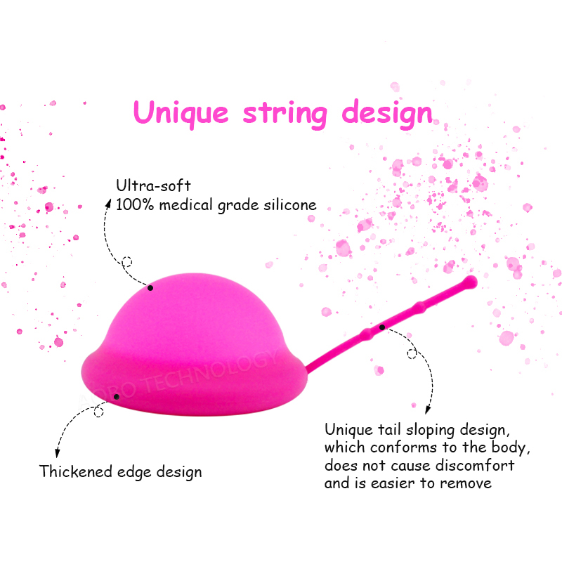 Weibliche Menstruationsscheibe – Menstrual Cup Silicone Bewertung und Preis